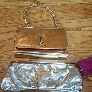 Silver and Gold purses